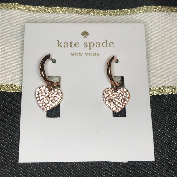 kate spade Jewelry - Kate Spade Yours Truly Pavé Earrings